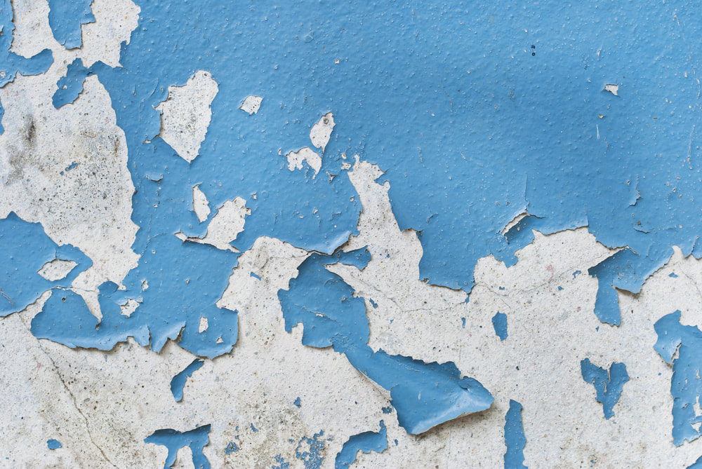 Peeling off Paint