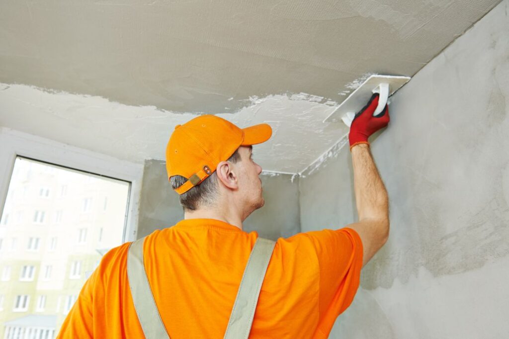 Stucco Ceiling Repair Work